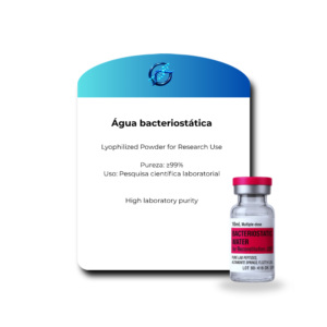 ÁGUA BACTERIOSTÁTICA